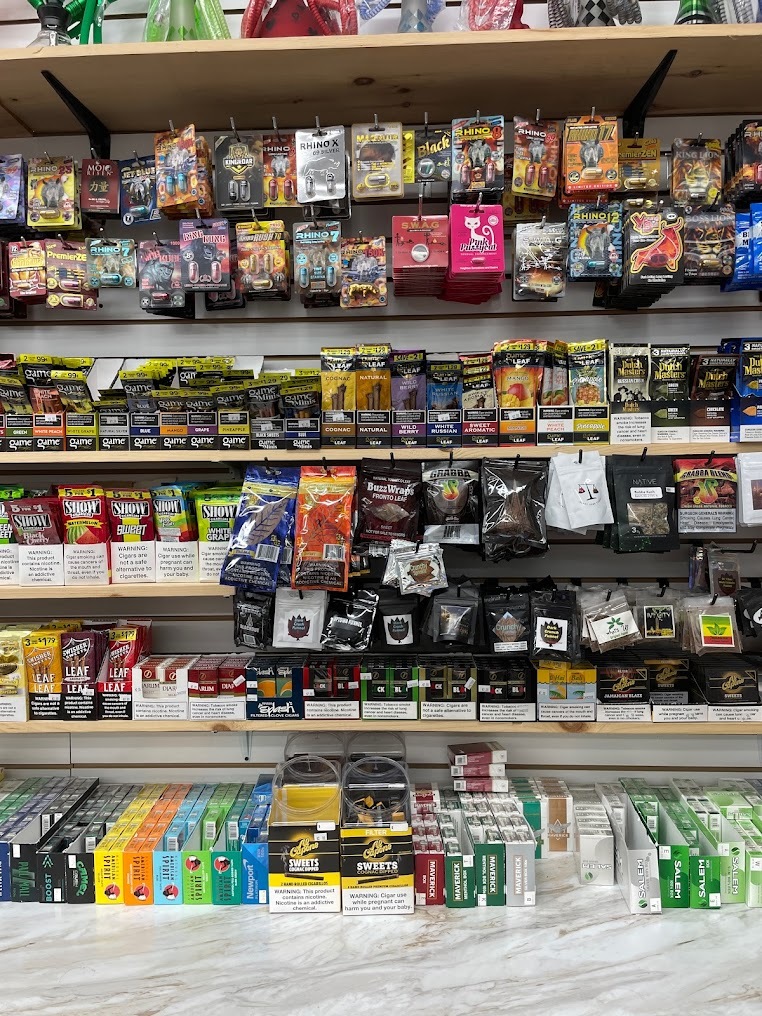 Grocery shelves